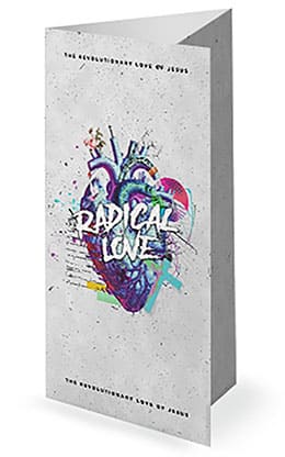 Radical Love: Trifold Bulletin Cover