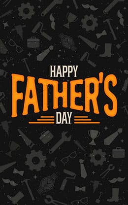 Happy Father's Day: Bifold Bulletin Cover