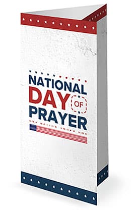 National Day of Prayer: Trifold Bulletin Cover