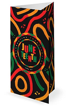 Juneteenth: Trifold Bulletin Cover