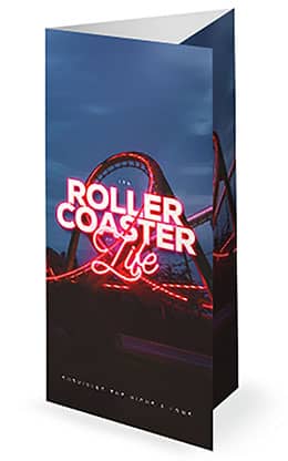 The Roller Coaster of Life: Trifold Bulletin Cover