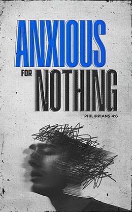 Anxious For Nothing: Bifold Bulletin Cover