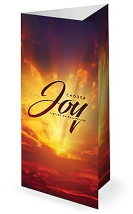 Choose Joy: Trifold Bulletin Cover