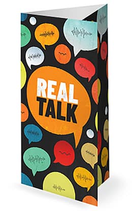Real Talk: Trifold Bulletin Cover