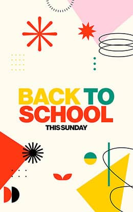 Back To School Prayer: Bifold Bulletin Cover