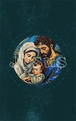 The Birth of Jesus: Bifold Bulletin Cover