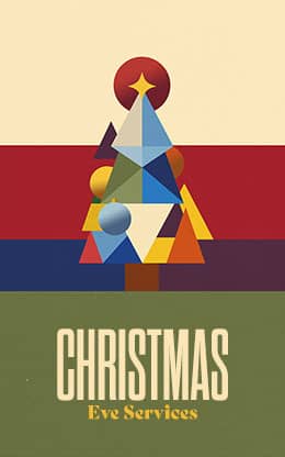 Simple Christmas Eve: Bifold Bulletin Cover