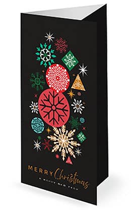 Merry Christmas & Happy New Year: Trifold Bulletin Cover