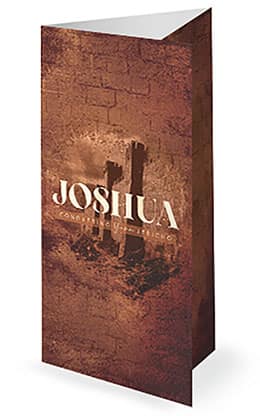 Joshua: Trifold Bulletin Cover