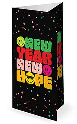 New Year New Hope: Trifold Bulletin Cover