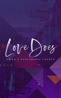 Love Does: Bifiold Bulletin Cover