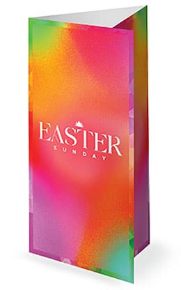 Easter Sunday: Trifold Bulletin Cover