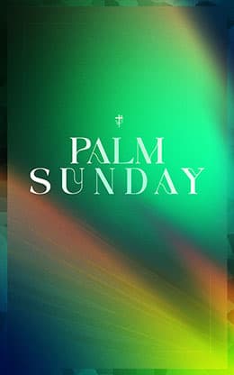 Palm Sunday: Bifold Bulletin Cover