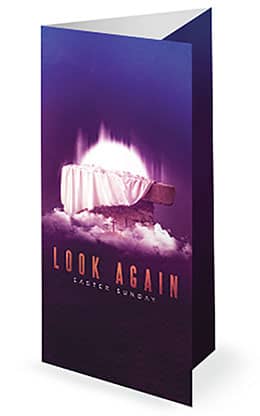 Look Again: Trifold Bulletin Cover