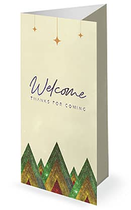 Christmas Time: Trifold Bulletin Cover