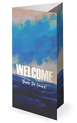 Giving Back to God: Trifold Bulletin Cover
