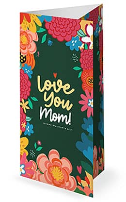 Love You Mom: Trifold Bulletin Cover