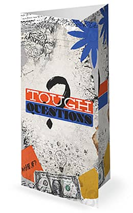 Tough Questions: Trifold Bulletin Cover
