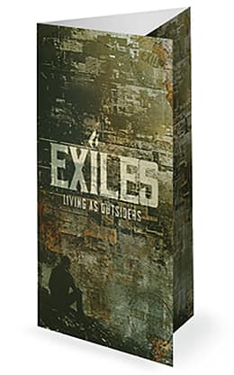 Exiles: Trifold Bulletin Cover