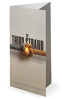 The Third Strand: Trifold Bulletin Cover