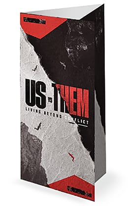 Us Vs Them: Trifold Bulletin Cover