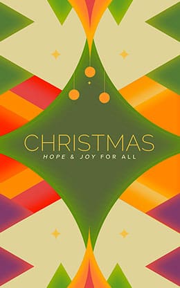 Christmas - Hope & Joy: Bifold Bulletin Cover