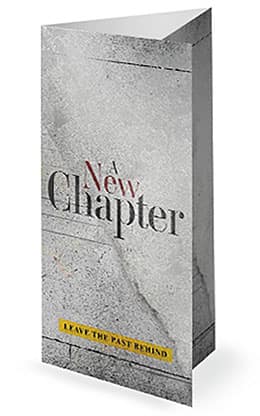 A New Chapter: Trifold Bulletin Cover
