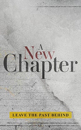A New Chapter: Bifold Bulletin Cover
