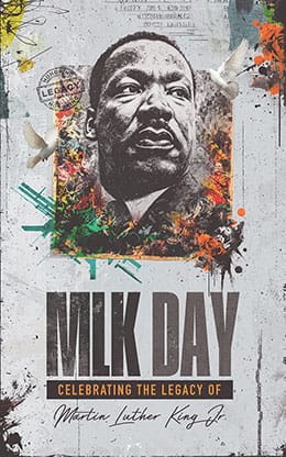 MLK Day: Bifold Bulletin Cover