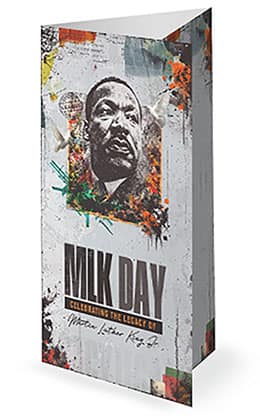 MLK Day: Trifold Bulletin Cover