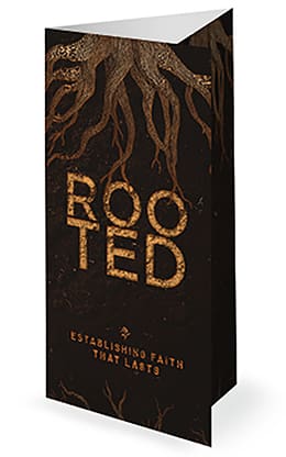 Rooted Rustic Roots: Trifold Bulletin Cover