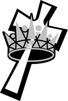 Black and White Crown in Cross
