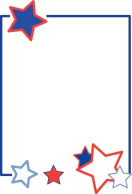 Red White and Blue Stars