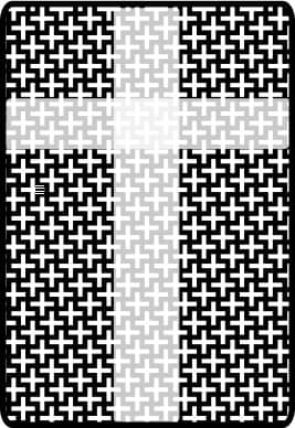 White Cross on Crosses