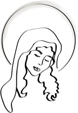 Radiant Mary at the Birth of Christ