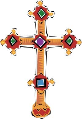 Spanish Jeweled Cross
