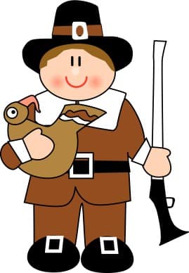 Cute Pilgrim Man