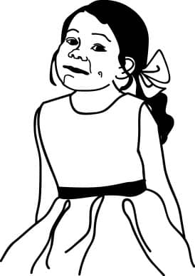 Little Girl in Dress