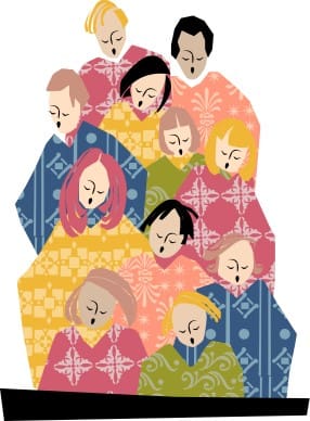 Multiple Colored Choir Robes