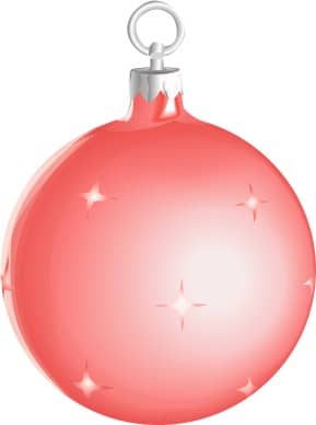 Red Shiny Christmas Ornament