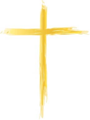 Thin Gold Cross Design