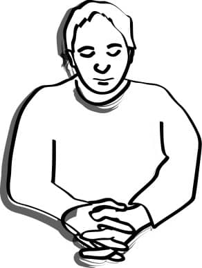 A Simple Praying Man