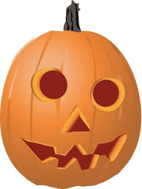 Goofy Jack o' Lantern for Halloween