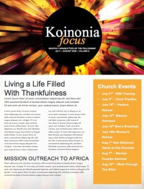 Back to School Power Christian Newsletter