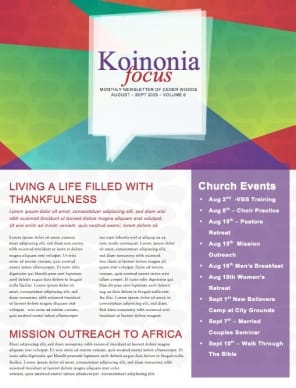 Conversations with God Christian Newsletter