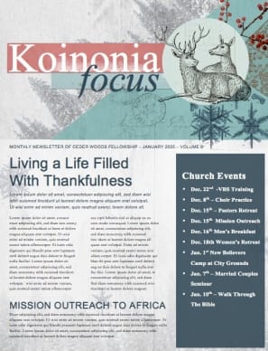 Winter Retreat Christian Newsletter