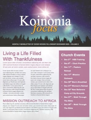 Expect a Miracle Christian Newsletter