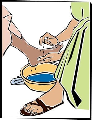 Foot Washing for Maundy Thursday