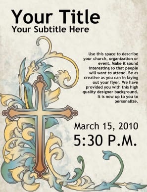 Easter Cross Flyer