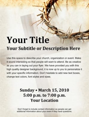 Crown of Thorns Flyer
